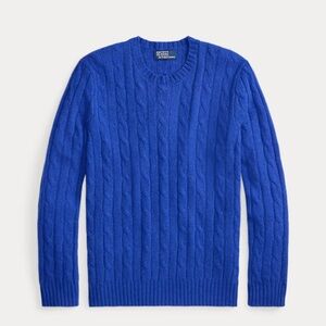 Polo Ralph Lauren cable-knit 100% cashmere sweater